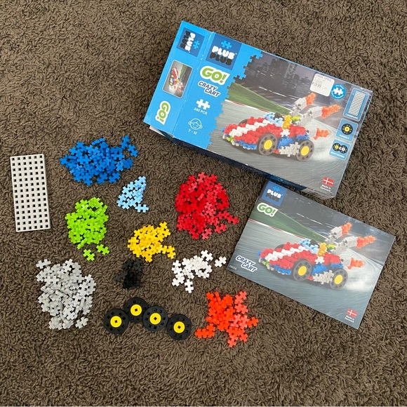 Plus Plus Crazy Cart Building Blocks Creative Imagination Car Toy Fun Play - Picture 2 of 3